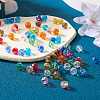 200Pcs 10 Color Electroplate Glass Bead Strands EGLA-KS0001-02-6