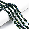 Electroplate Glass Beads Strands EGLA-A034-T10mm-B28-1