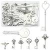 40Pcs 8 Styles Tibetan Style Alloy Pendants TIBEP-FS0001-44-1