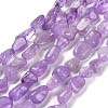 Natural Lavender Amethyst Beads Strands G-P497-01E-22-1