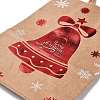Christmas Theme Hot Stamping Rectangle Paper Bags LS-CARB-F011-02C-4