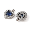 304 Stainless Steel Cubic Zirconia Pendants STAS-A076-02P-02-2