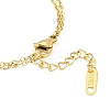Ion Plating(IP) Golden 304 Stainless Steel Link Bracelets for Women BJEW-K254-17A-G-3