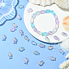 100Pcs 5 Colors  Fish Handmade Glass Beads GLAA-SC0002-80C-5