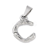 Non-Tarnish 304 Stainless Steel Pendants STAS-F235-01P-C-1
