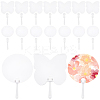 30Pcs 2 Styles Paper Hand Held Fan DIY-SP0002-07-1
