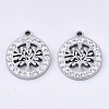 201 Stainless Steel Pendants STAS-N091-18P-1
