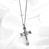 Stainless Steel Cross Pendant Necklaces TQ9204-2-1