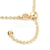 Brass Ball Chain Necklace Making NJEW-Q344-05G-3