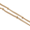304 Stainless Steel Satellite Chain Slider Bracelet Making AJEW-JB01554-02-3