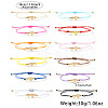 12Pcs Imitation Pearl Charm Bracelets SI5748-1-4