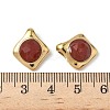 Faceted Natural Carnelian(Dyed & Heated) Pendants STAS-V015-09G-3