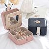 PU Imitation Leather Jewelry Organizer Box X1-CON-P016-A01-3