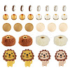 Silicone Beads Round Rubber Bead 15MM Loose Spacer Beads for DIY Supplies Jewelry Keychain Making FIND-TA0008-90A-4