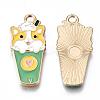 Eco-Friendly Alloy Enamel Pendants X-ENAM-Q437-013-NR-3