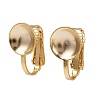 Brass Clip-on Earring Findings KK-P310-27B-G-1