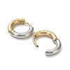 Ion Plating(IP) Two Tone 304 Stainless Steel Huggie Hoop Earrings EJEW-A106-02A-2