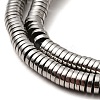 Non-magnetic Synthetic Hematite Beads Strands G-K011-4x1mm-03-3