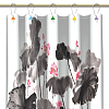 12Pcs 6 Colors Iron Shower Curtain Rings for Bathroom HJEW-OC0001-26-5