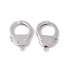 304 Stainless Steel Handcuff Clasps STAS-D009-02-1