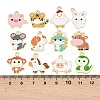 Alloy Enamel Pendants ENAM-L053-02LG-3