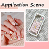 200Pcs 6 Styles Transparent Resin Cabochons CRES-SP0001-11-6