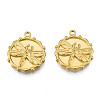 Ion Plating(IP) 304 Stainless Steel Pendants STAS-N098-207LG-3