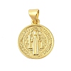 Rack Plating Brass Pendants KK-S380-34G-01-1