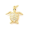 Brass Micro Pave Cubic Zirconia Pendants LS-KK-Q040-02G-G-1