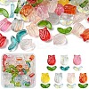 100Pcs 2 Styles Transparent Glass Beads GLAA-YW0003-44-1