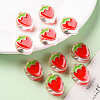 Transparent Enamel Acrylic Beads TACR-S155-003F-6