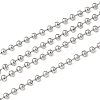 Tarnish Resistant 201 Stainless Steel Ball Chainswith Spool CHS-R008-19-100m-1
