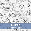 40Pcs 2 Styles Alloy Connector Charms FIND-DC0002-58-3