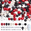 DIY Skull Rose Cross Beads Bracelets Making Bracelets DIY-NB0013-93-1