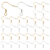 160Pcs 2 Colors 304 Stainless Steel Earring Hooks STAS-BBC0003-78-1