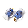 Handmade Lampwork Pendants LAMP-A007-01G-04-01-3