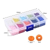 8000Pcs 10 Colors 12/0 Glass Seed Beads SEED-YW0001-33A-3