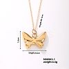 Fashion Elegant Golden Plated 304 Stainless Steel Pendant Necklaces SJ0947-1-1
