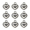 Tibetan Style Alloy Charms TIBE-Q050-163AS-LF-1