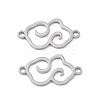 Non-Tarnish 304 Stainless Steel Connector Charms STAS-A071-01P-2