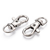 Alloy Swivel Lobster Claw Clasps PALLOY-T088-01P-2