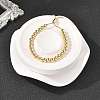 Rack Plating Brass Round Beaded Slider Bracelet for Women BJEW-B066-01A-01-4