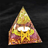 Viking Rune Symbol-Day Orgonite Pyramid Resin Display Decorations DJEW-PW0006-02J-1