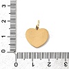304 Stainless Steel Pendants STAS-B102-09A-G-3