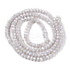 Electroplate Glass Beads Strands EGLA-A044-P1mm-B19-3