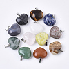 Natural Mixed Stone Pendants G-R461-29-B-3