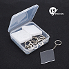 DIY Rhombus with Angle Acrylic Blank Pendant Keychain Making Kits DIY-BC0001-63A-5