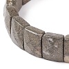 Natural Pyrite Stretch Bracelets BJEW-F406-B12-3