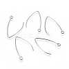 304 Stainless Steel Earring Hooks STAS-I120-23A-P-1