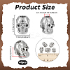 40Pcs Alloy Beads FIND-NB0007-08P-2